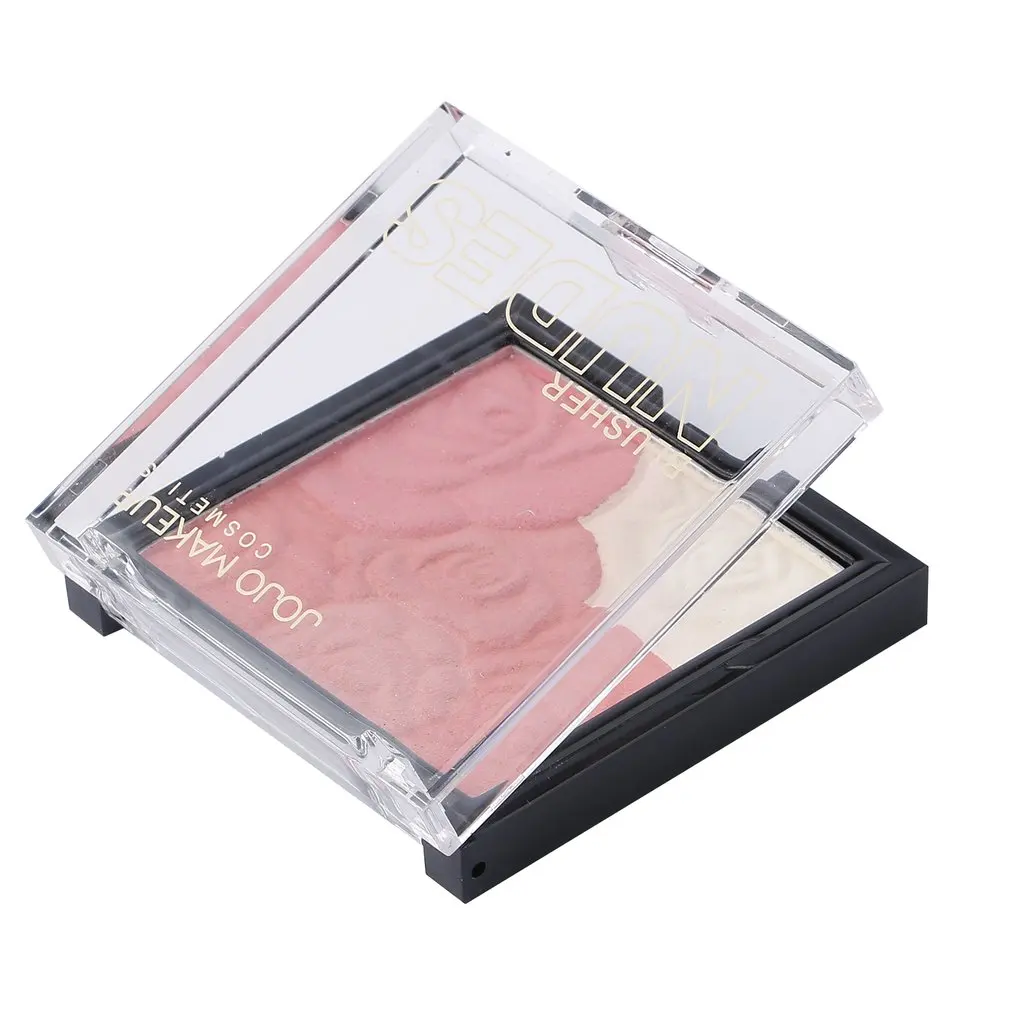 Мульти цветные румяна макияж Косметические натуральные Девушки Женщины Палетка