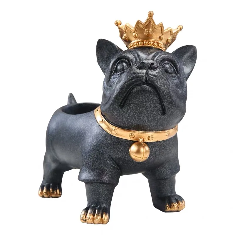 

Home Office Storage Box Storage Rack Sundries Organizer Desktop Resin Decoration Animal Shape Cosmetic Storage Box Candy Tray