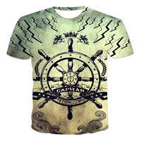 2021 new mens summer 3d printing compass t shirt hip hop style plus size t shirt xxs 6xl