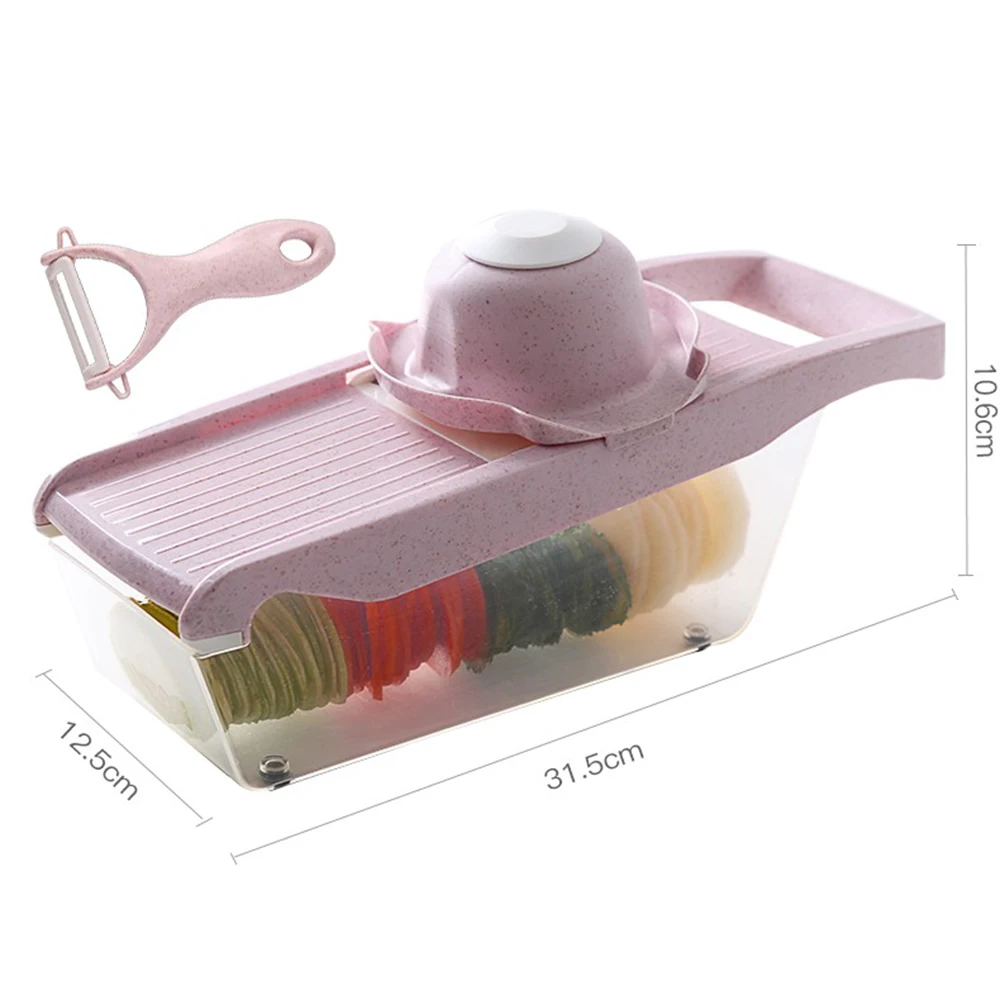 6 в 1 многофункциональное устройство резки овощей из нержавеющей стали