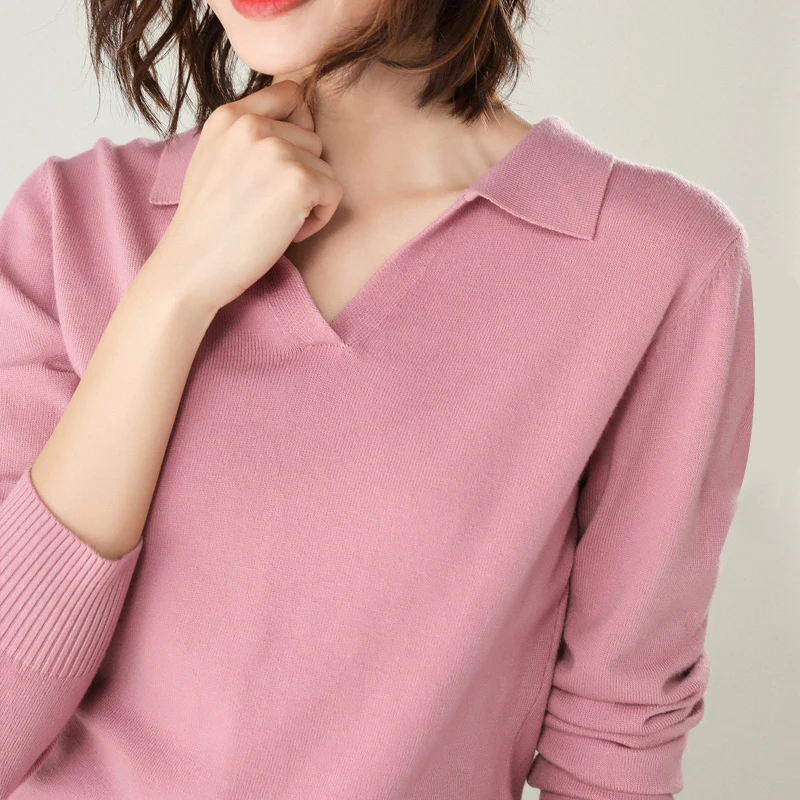 adohon 2019 woman winter 100% Cashmere sweaters and autumn knitted Pullovers High Quality Warm Female thickening Turn-down neck | Женская