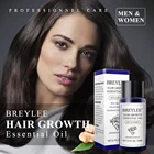 BREYLEE эфирное масло для роста волос быстрое, мощное, предотвращающее облысение, против выпадения волос, натуральная эссенция, быстрое, мощное средство для роста волос