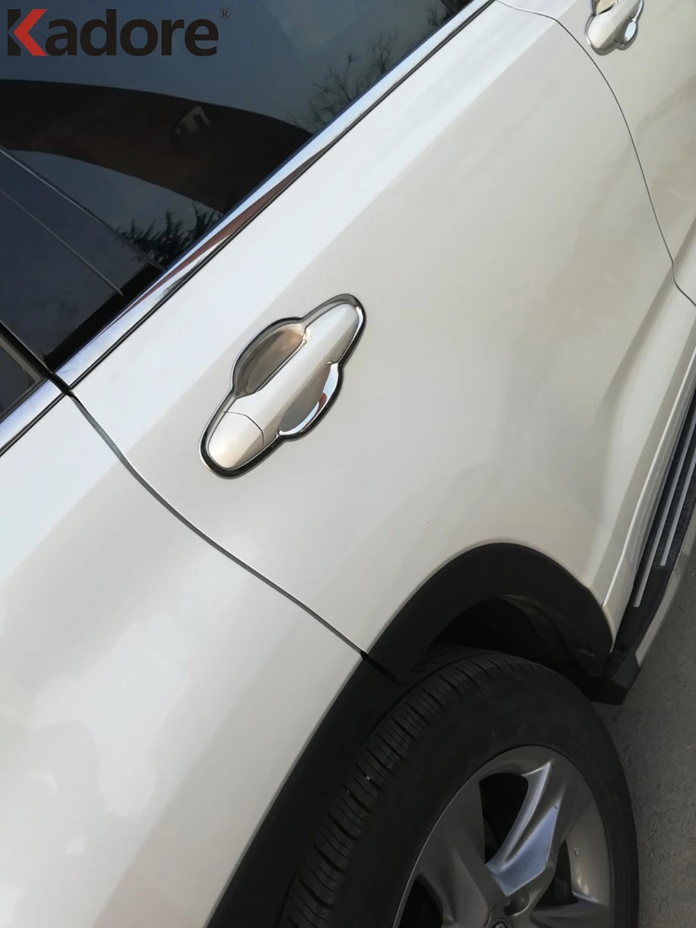 Для Toyota Highlander 2015 2016 2017 2018 2019 Chrome Боковая дверь ручки чаши дверная ручка крышки