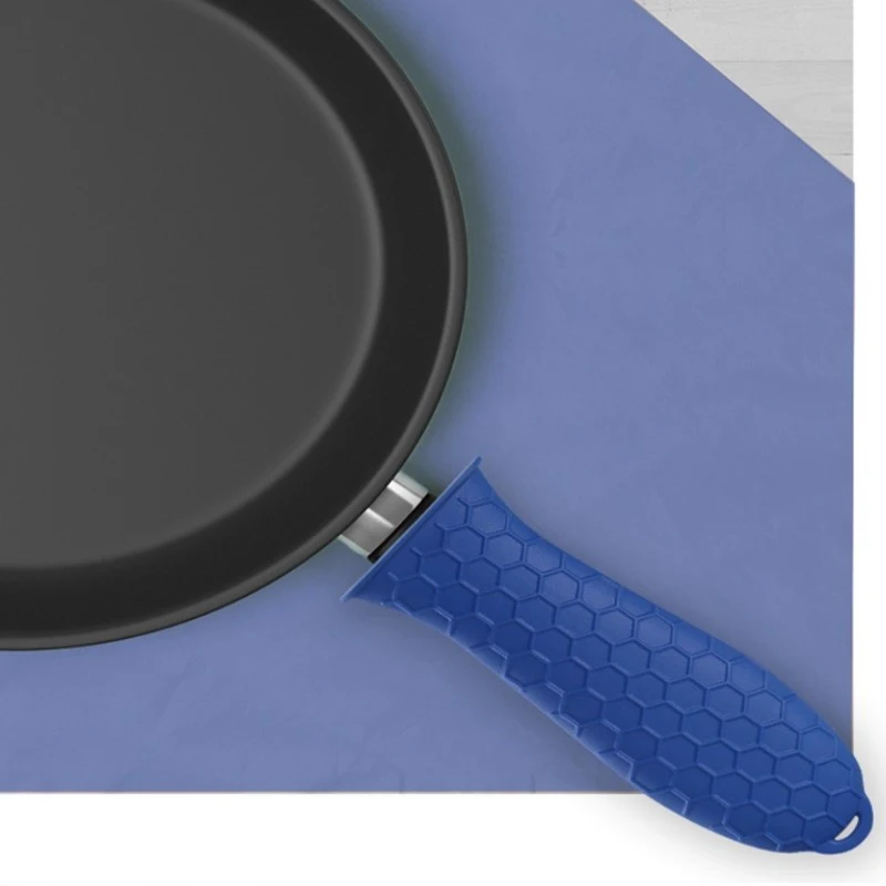 

Silicone Pot Anti-scalding Handle Cover Honeycomb Pot Universal Replacement Kitchen Cookware Pot Handle Kitchen Accessories