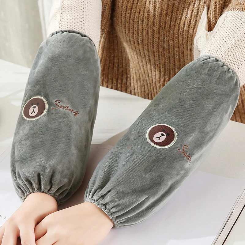 Осенне-зимние корейские теплые плюшевые мужские и женские взрослые рабочие