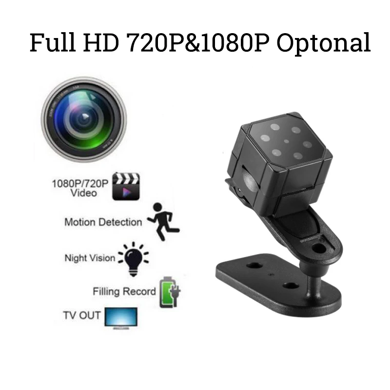 1080P Магнитная мини камера с батареей HD Сенсор ночное видение видеокамера DVR DV Motion