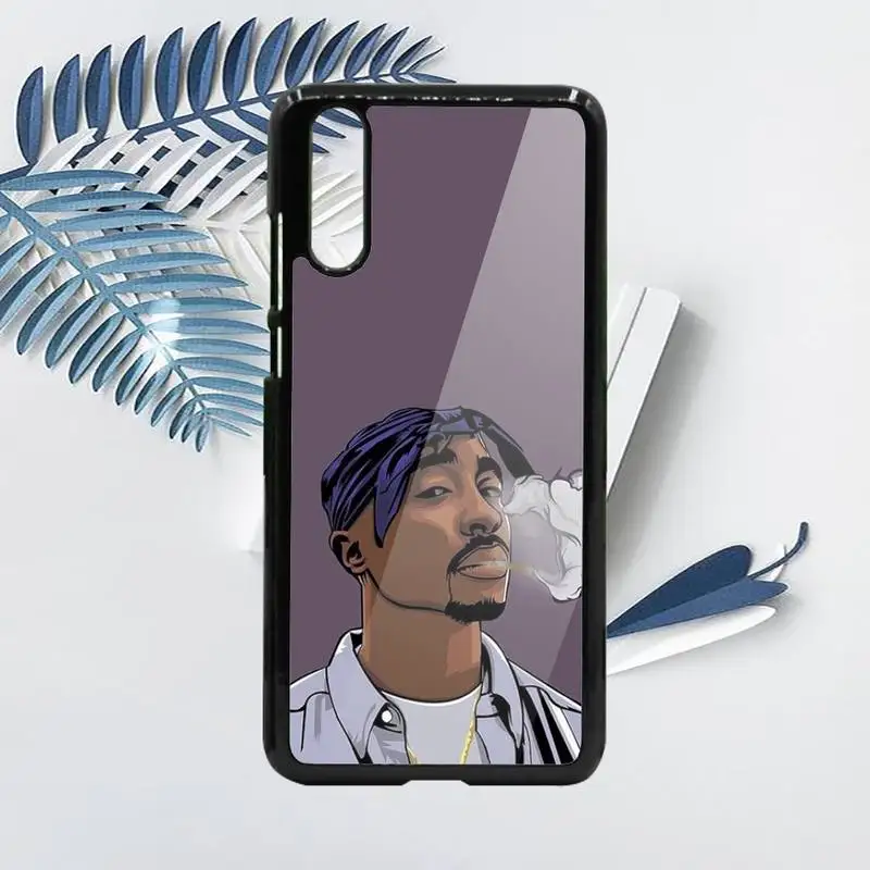 

American rapper 2pac Phone Cases PC For Samsung galaxy S note 8 9 20 10 e lite2019 plus pro ultra