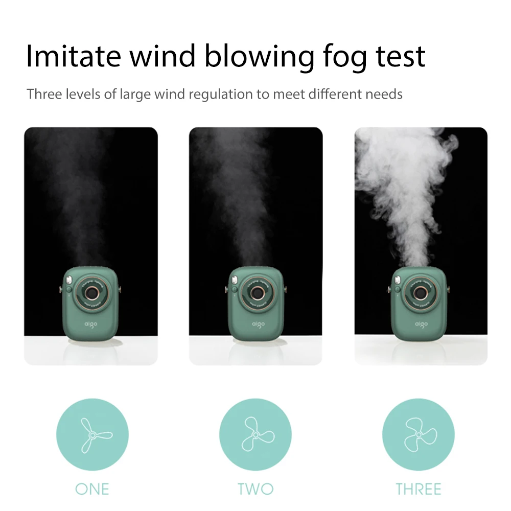 

aigo AGF05 Hanging Fan Camera Model Portable Multifunctional Rechargeable Battery Handsfree Neck Fan for Travel Sports Office