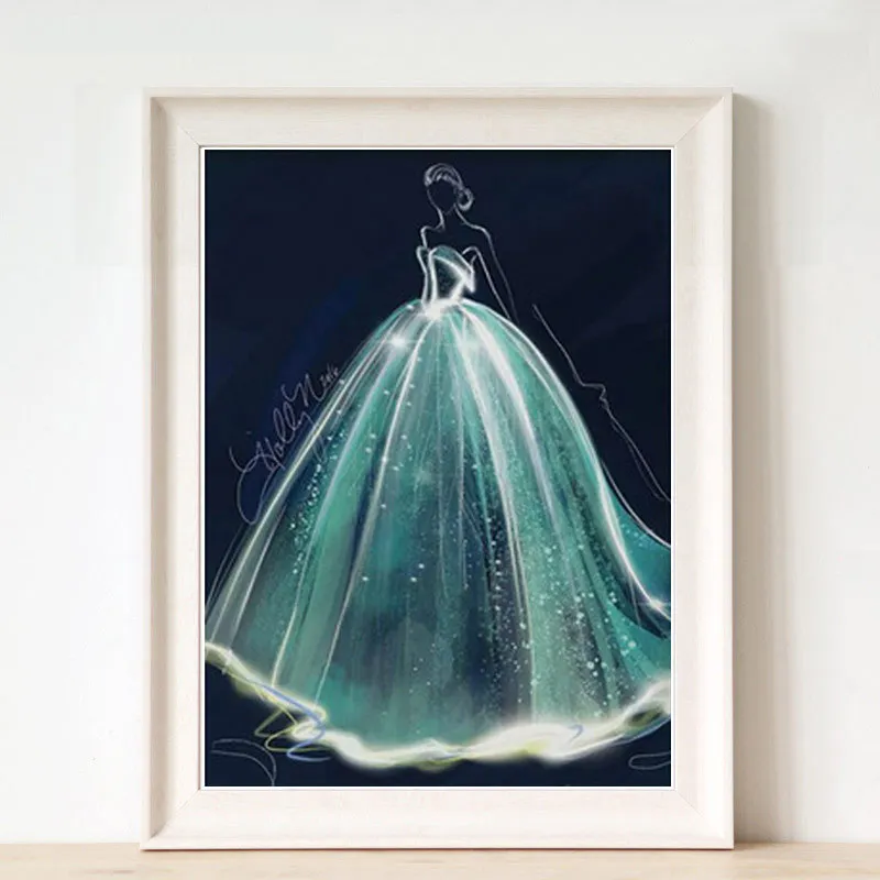 50*60 см украшение для девочки Алмазная картина модели DIY полная дрель вышивка