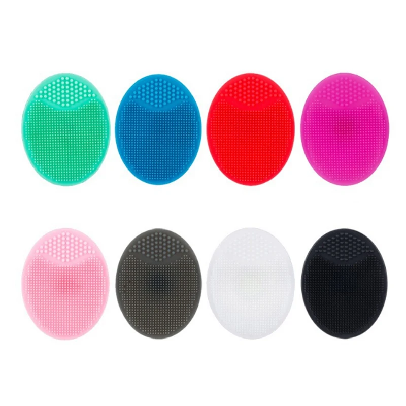

1pcs Silicone Face Cleansing Brush Mini Massage Waterproof Facial Cleansing Tool Soft Deep Face Pore Cleanser Brush TXTB1