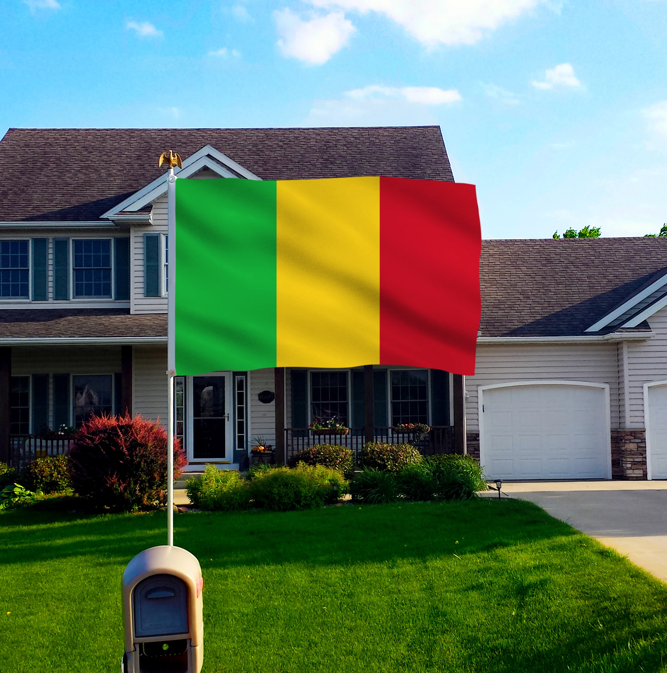 2017 флаг Mali полиэстер 5*3 фута 150*90 см Высокое качество|mali flag|polyester flagflags polyester |