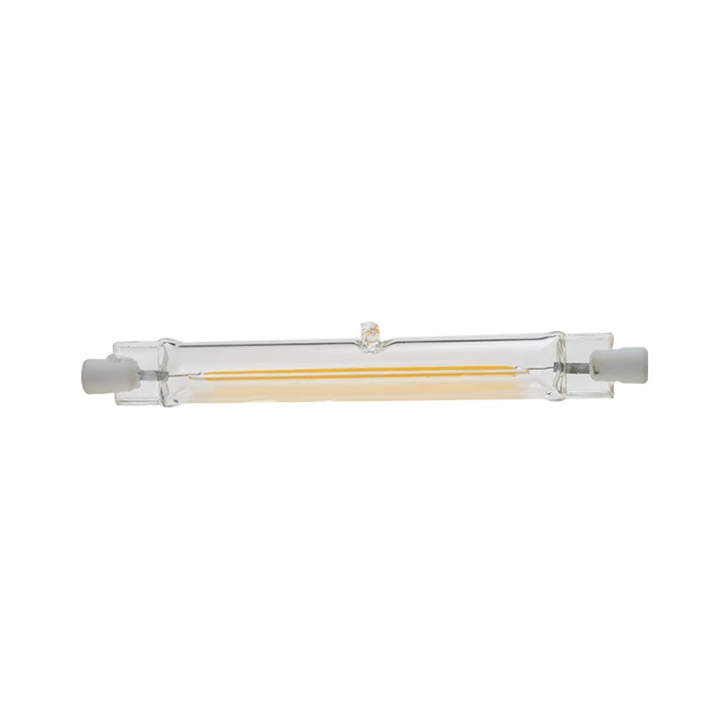 Dimmable COB R7S Светодиодная лампа 15 Вт 78 мм 30 40 50 118 кукурузная AC220 240V стеклянная трубка