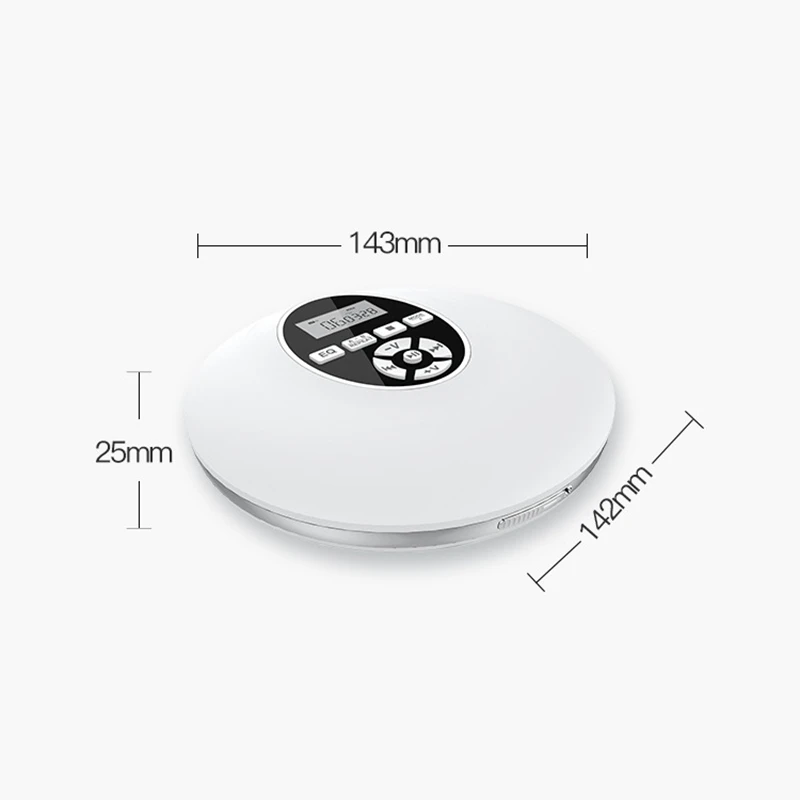 Портативный Bluetooth CD-плеер с ЖК-дисплеем Walkman объемный звук для взрослых студентов