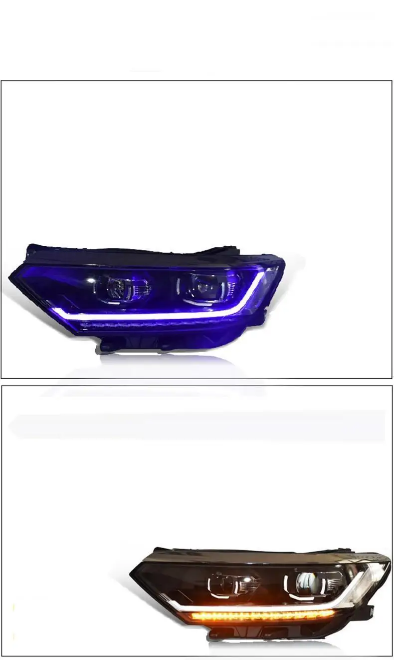 Автозапчасти Luces Led Para авто Drl аксессуары автомобильные лампы фары автомобильные фары в сборе 17 18 для Volkswagen Magotan