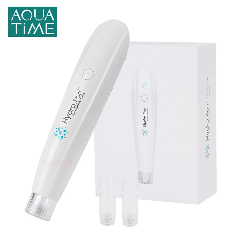 Hydrapen H2 Professional Atomatic Infusion Led Display Wireless Refillable Skin Treatment Pen MTS Face Beauty Mechine