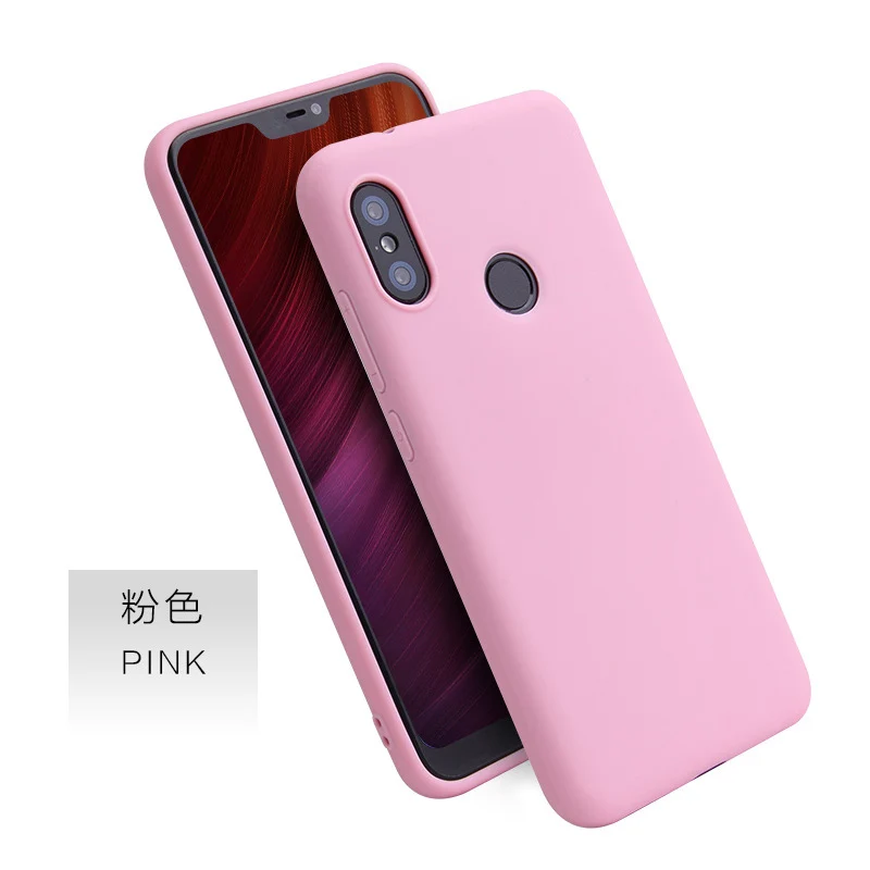 Pink Чехол для Xiao mi Pocophone F1 ярких цветов для Xiaomi mi A2 Lite A1 A2 mi 5S mi 6 mi 8 SE Explorer чехол на Xiaomi mi Max 2 Note 3 mi x 2S - Цвет: Pink