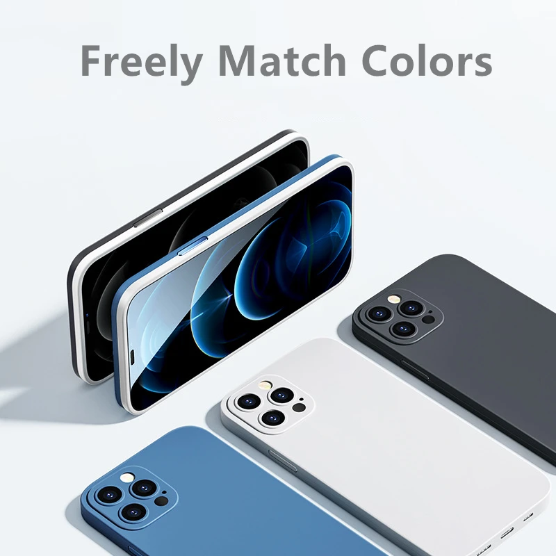 

New 360-degree Phone Accessories for IPhone 12 Pro Max Tempered Glass Screen Protector for IPhone 12 Case Front Protective Glass