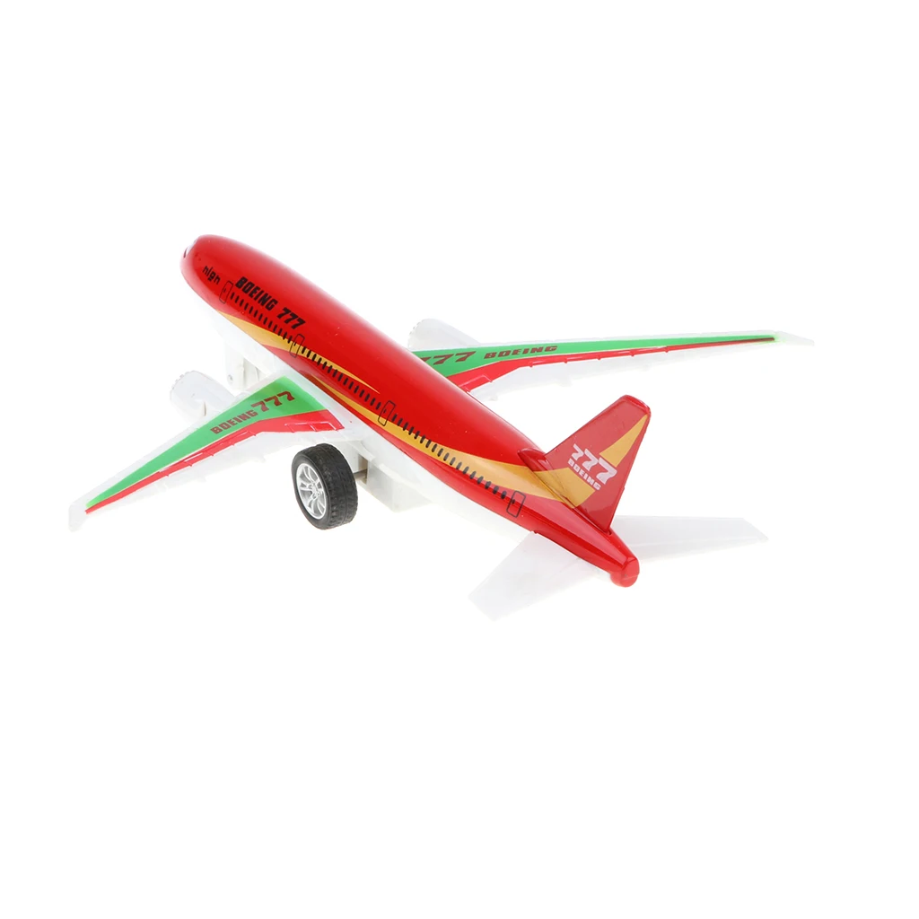 

Alloy Die-cast Plane Toy Red 777 Airplane Model Kids Gift Collectible