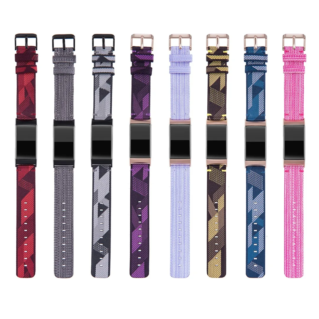 Сменные ремешки для часов Fitbit Charge 4/3/3 SE Тканые нейлоновые отдыха крутой ремешок