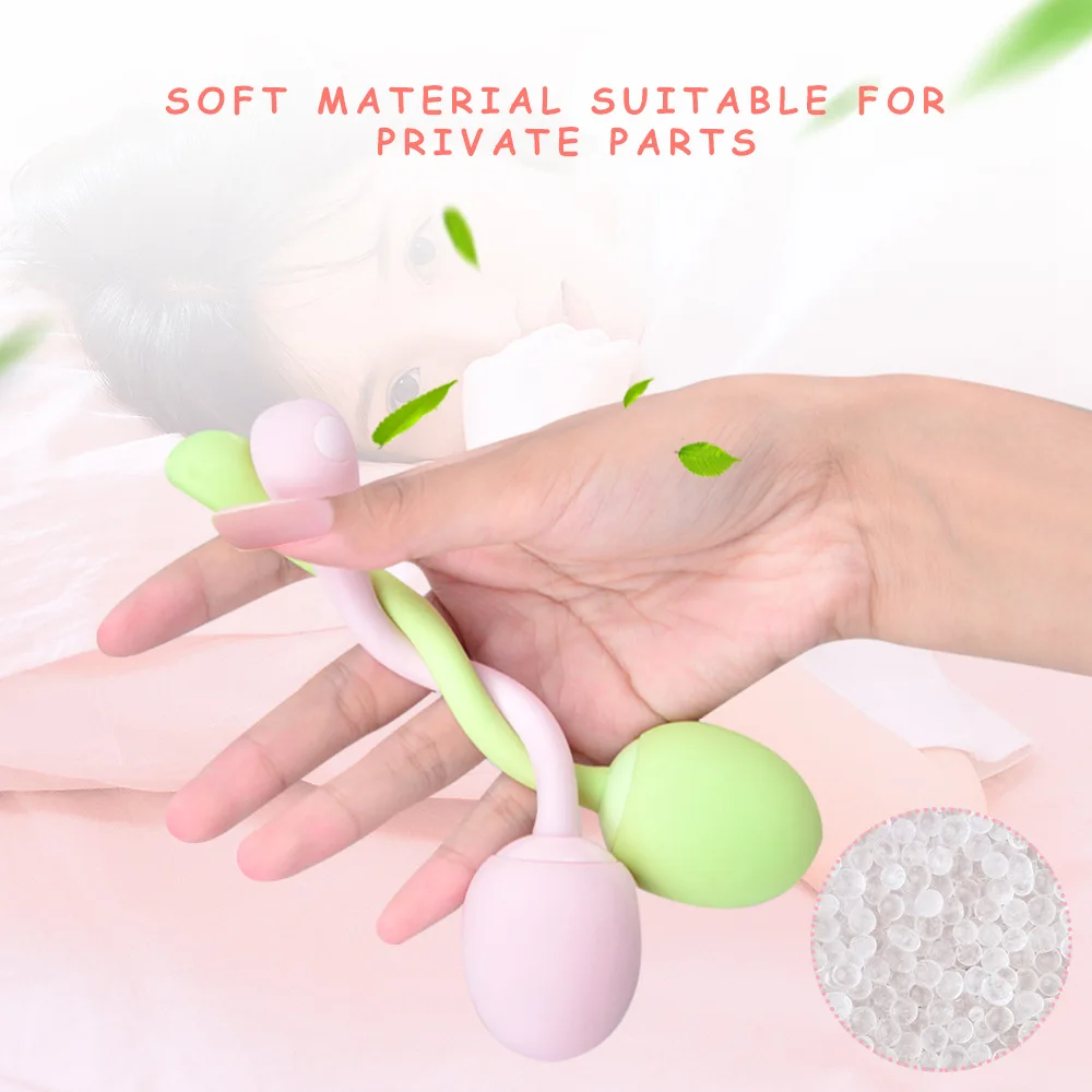 Гибкое прыгающее яйцо двойная головка вибратор Женский мастурбатор для