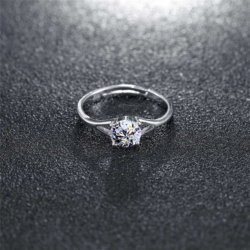 Лидер продаж изысканные кольца с цирконом для женщин девочек круглая