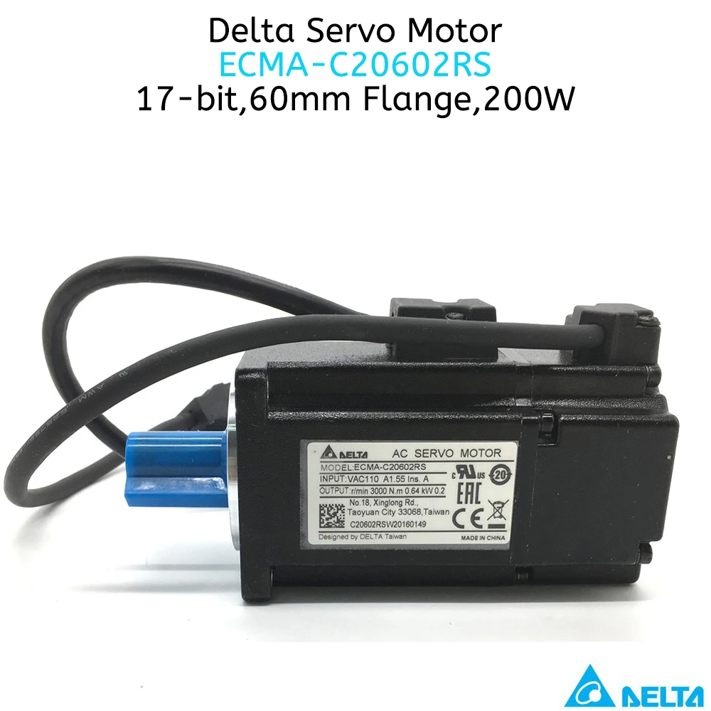 Delta B2 200W ASD 0221 B ECMA C20602RS C20602SS водитель серводвигатель переменного тока комплект 60