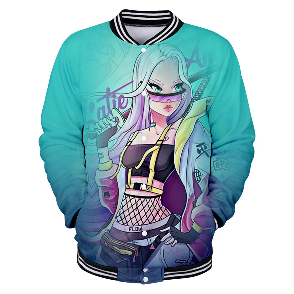 

katie angel 3D Printed Baseball Jackets Women/Men Fashion Long Sleeve Jacket Hot Sale Casual Streetwear Clothes