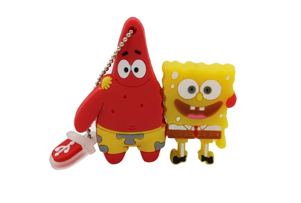 USB флеш-накопитель с надписью ME с героями мультфильмов, 64 ГБ, USB флеш-накопитель Губка Боб, 4 ГБ, 8 ГБ, 16 ГБ, 32 ГБ, флешка, Usb 2,0