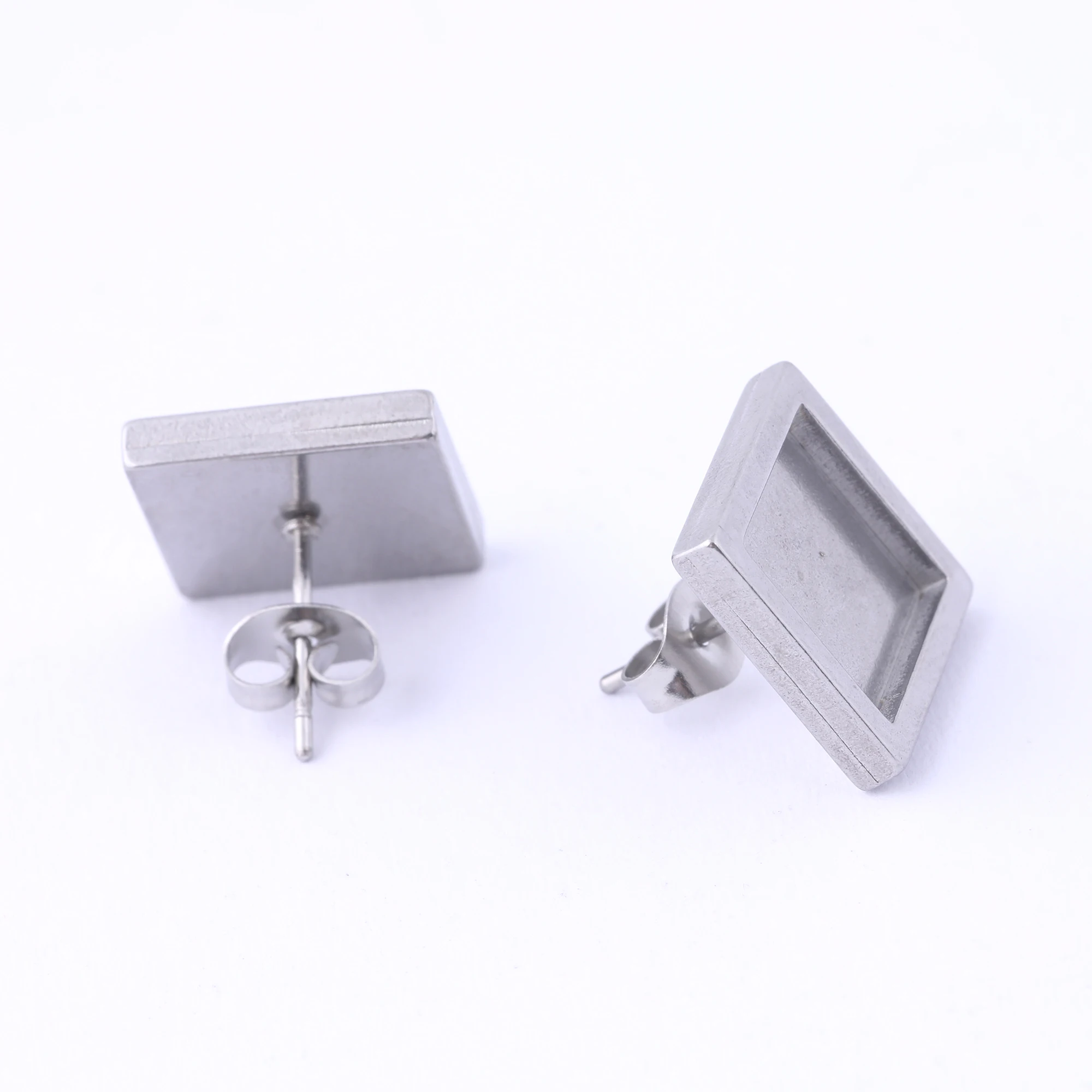 10 шт. заготовки для сережек-гвоздиков из нержавеющей стали мм | Украшения и