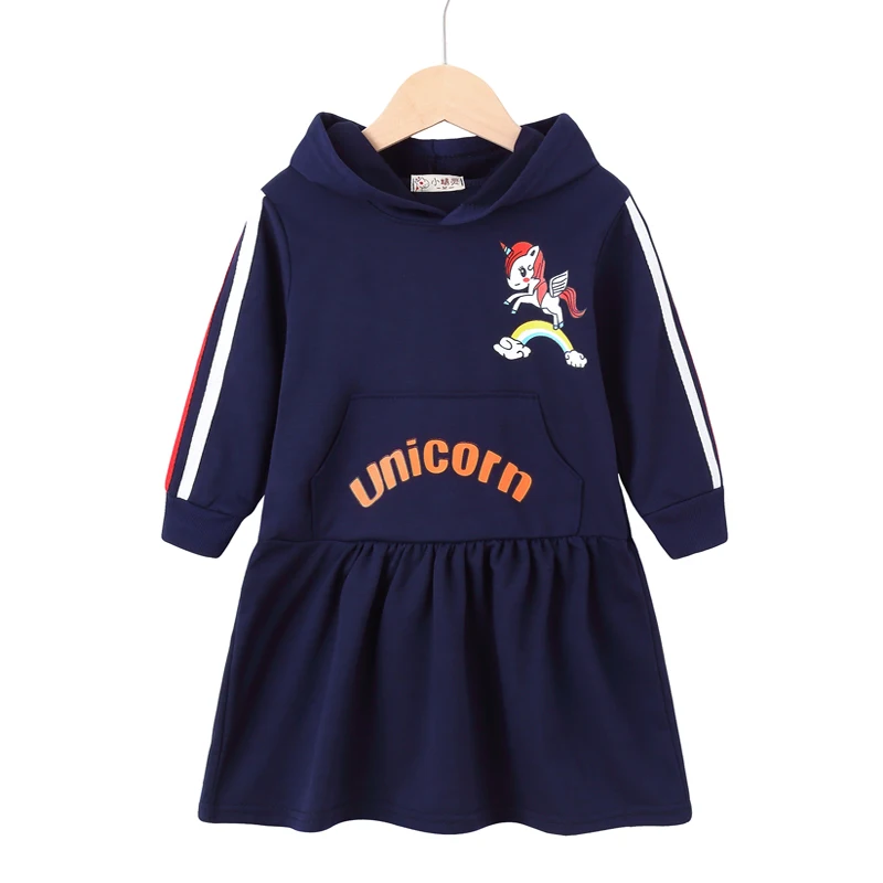 2019 New Fashion Children Clothing Autumn Winter Baby Girls unicorn Long Sleeve Princess Dress Party Tutu Dresses | Детская одежда и