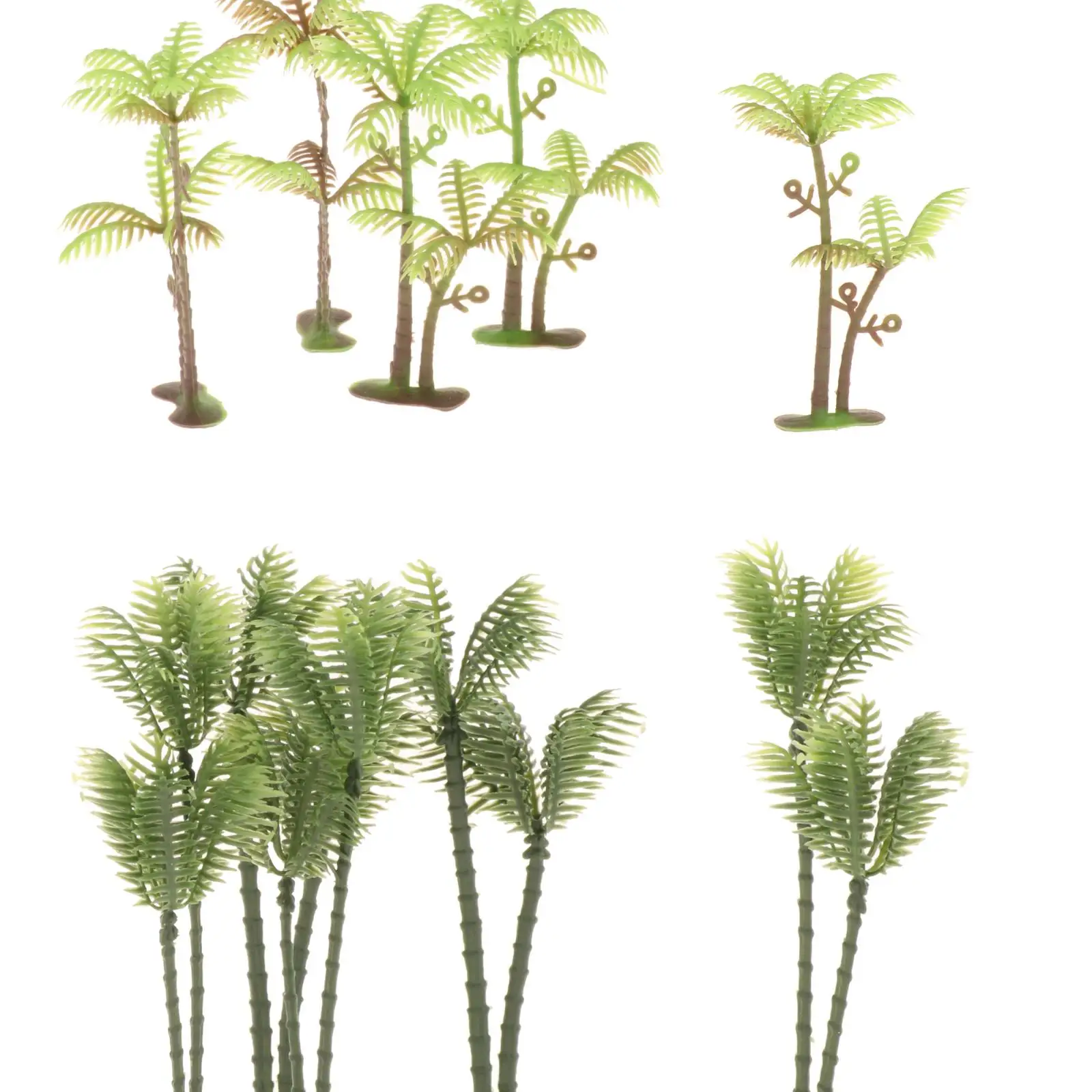

Набор из 10 диорам, миниатюрные кокосовые пальмы, железная дорога, поезд, сказочный сад, архитектура, пейзаж, деревья, 1/75, 1/150, набор из 10 шт.