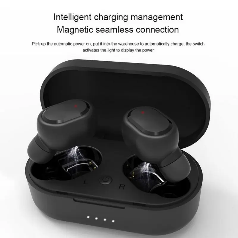 Быстрая доставка TWS Bluetooth наушники IPX6 водонепроницаемые V5.0 беспроводные для Andorid