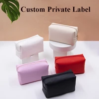custom private label portable travel makeup bag for women waterproof zipper beauty case brush lipstick cosmetics toiletry bags