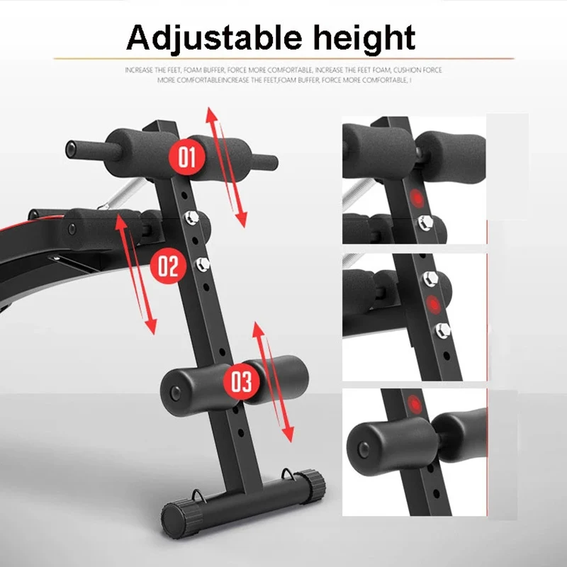 Регулируемая приседающая скамья ADKING тренажерный зал домашние упражнения фитнес