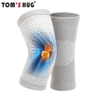 1 пара точечно-матричный нагрева САМОНАГРЕВАЮЩАЯСЯ коленный бандаж для наколенники турмалиновая повязка на колено Поддержка для артрита боли в суставах рельеф восстановления