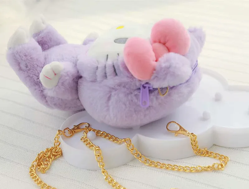 1 шт. my melody cosplay cat my melody Мягкие плюшевые сумки игрушки cinnamoroll плюшевые кошельки для девочек Подарки