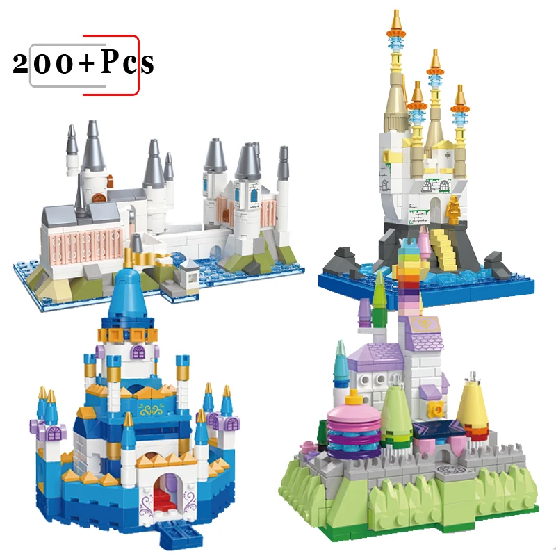 

200 + шт., Детский конструктор «Замок»