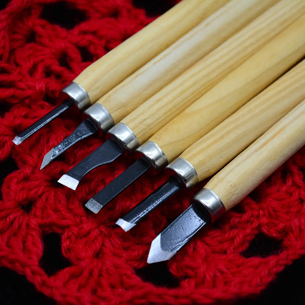 12 шт./набор набор ножей для резьбы по дереву | Дом и сад