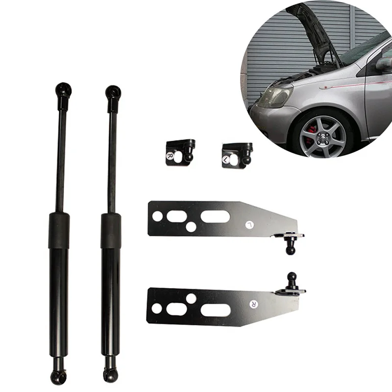 Для Toyota Yaris Echo Vitz 1999-2005 шрифт капота модифицировать газовые стойки подъема