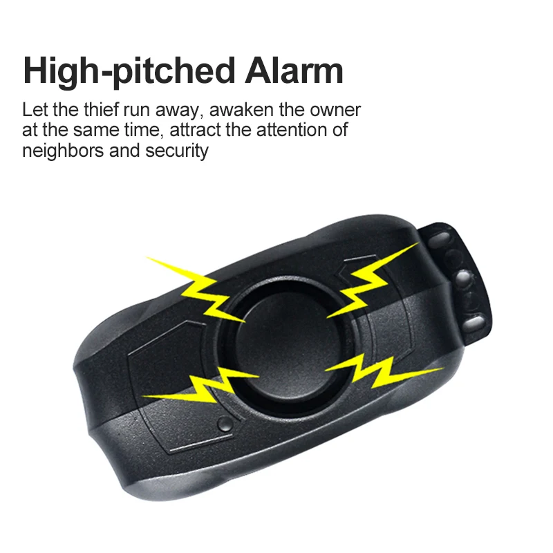 

150 DB Super Loud Wireless Motorcycle Bicycle Alarm Security Anti-Theft Alarm With Remote Control Waterproof Security System