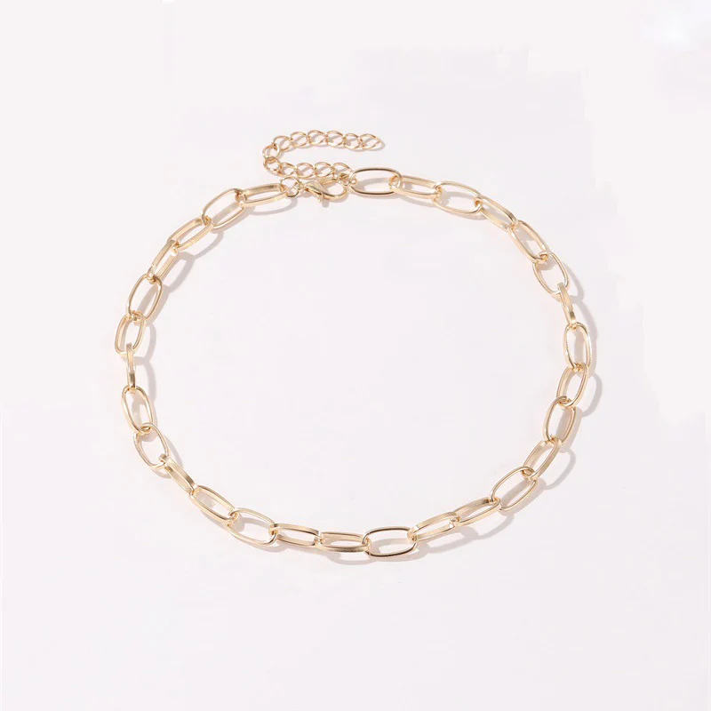 Новинка 2020 женская модная толстая цепочка FUN BEAUTY необычная короткая простая до