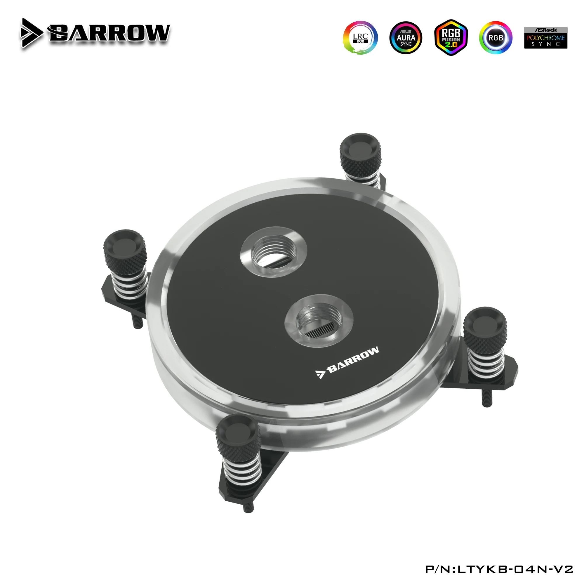 Barrow водяной блок для процессора Intel LGA 1150 1151 1155 1156 5 в 3Pin M/B AURA акриловый + медный
