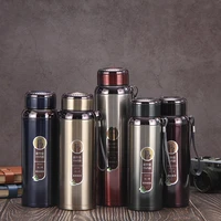 large capacity thermal mug stainless steel thermos water bottle portable insulated bottle travel mug vacuum flask insulated
