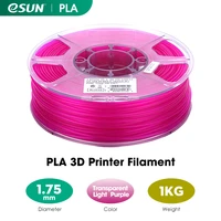 esun transparent pla filament 1 75mmpla 3d printer filament 1kg2 2 lbs spool 3d printing material for 3d printers and 3d pen
