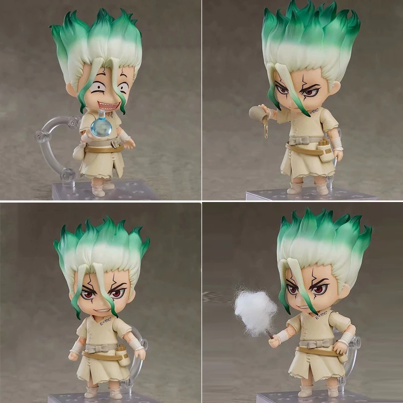 

1262# Dr. STONE Senku Ishigami PVC Action Figure Toy Doll Christmas Gift for Kids