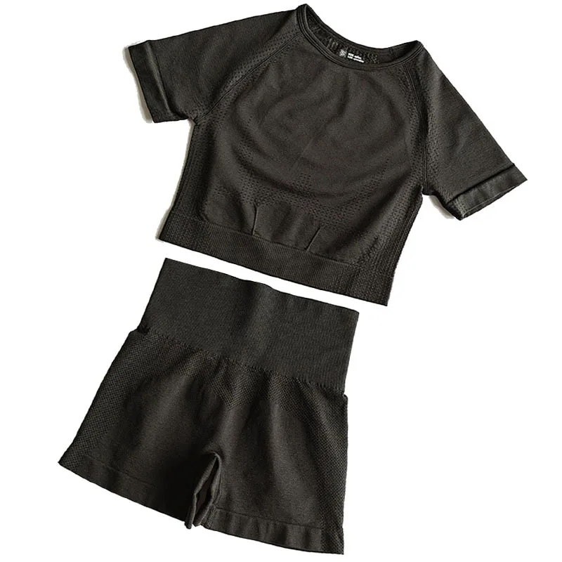 Комплект для йоги женские спортивные костюмы одежда бега фитнеса тренажерного