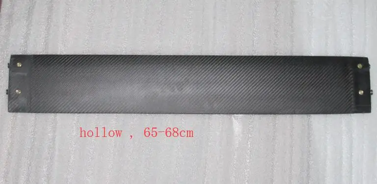 hollow 65-68cm Углерод гидрофольга полый сердечник мачты углерода для K S F гидрофольга серфинг аксессуары - Цвет: hollow 65-68cm