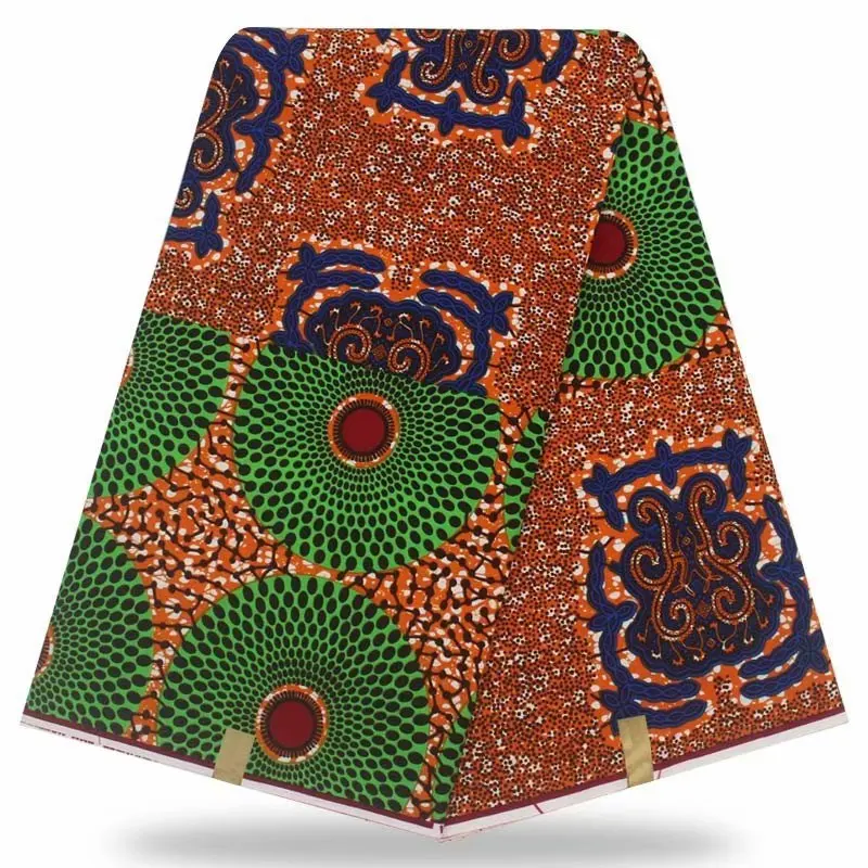 

Top Real Wax Africa Prints Tissu Fabric Sewing Garment Craft Textile Material African Dress Loincloth Soft Cotton Fashion Pagne