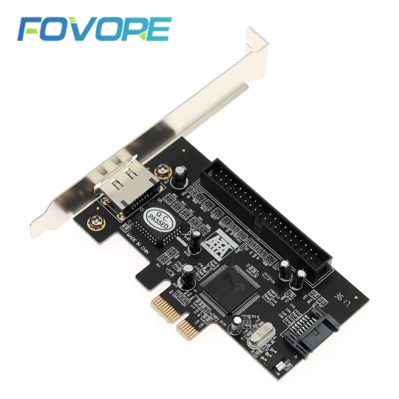 Адаптер PCI e к SATA IDE eSATA комбинированная карта + RAID контроллер конвертер|Платы
