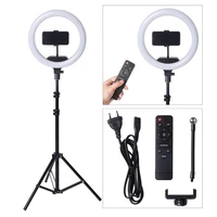 13inch photo led selfie ring fill light 24w dimmable camera phone ring lamp with 160cm stand tripod for makeup video live studio